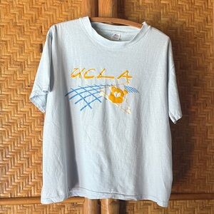 Vintage Light Blue single stitch UCLA bear Joe Graphic Tee xl